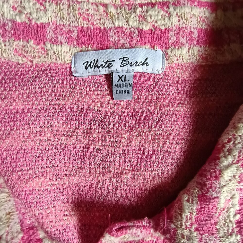 Check knit shacket - Picture 2 of 2